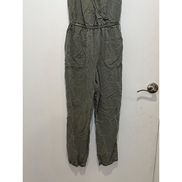Abercrombie & Fitch Green Adjustable Straps Sleeveless Jumpsuit Women's Size XS - Picture 3 of 9